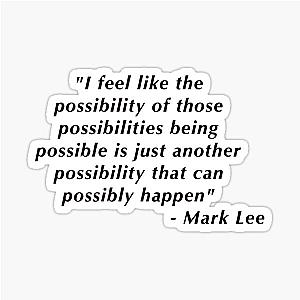 Mark Lee Iconic Sticker