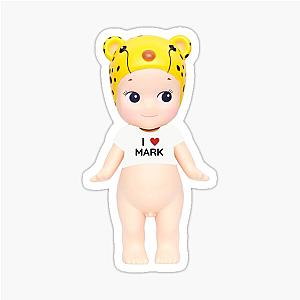 I heart Mark Lee Cheetah sticker