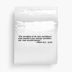 NCT Mark Lee Possibilities Duvet Cover