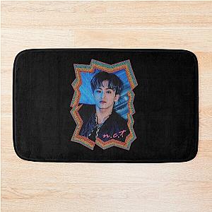 Mark Lee NCT Korean Kpop Retro Color Oil Paint Design Bath Mat