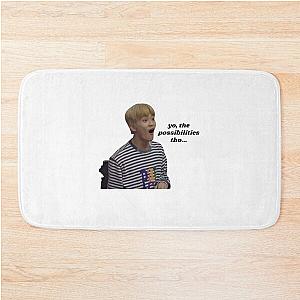 NCT Mark Lee Yo the possibilities Meme Sticker Bath Mat