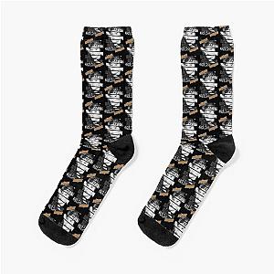 Mark Lee SuperM Korean Kpop Monochrome Design Socks