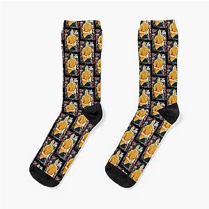 Mark Lee SuperM Mark Korean K-pop Floral Design Socks
