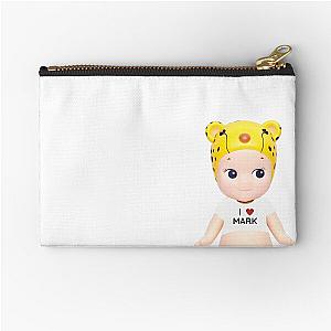 I Heart Mark Lee Sonny Angel Cheetah Zipper Pouch
