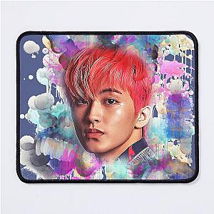 NCT 127 Mark Lee Colorful Art Mouse Pad