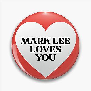 Mark Lee Loves You Pin Button - Spider Rockstar Collection