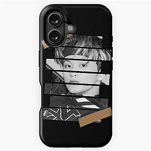 Mark Lee SuperM Korean Kpop Monochrome Stripe Design iPhone Case