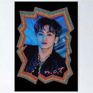 Mark Lee NCT Korean Kpop Retro Oil Paint Design Poster