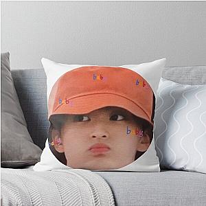 Tiny Mark throw pillow