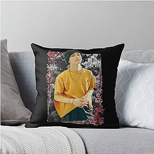 Mark Lee SuperM Kpop Floral Design Throw Pillow