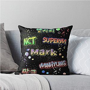 Mark Lee NCT throw pillow