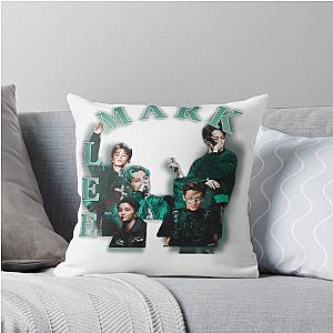 NCT Mark Lee 90s Rap Shirt Throw Pillow
