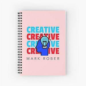 Copy of Be creative like Mark Rober  Spiral Notebook