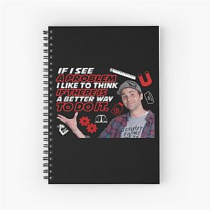 Mark Rober Meme Spiral Notebook