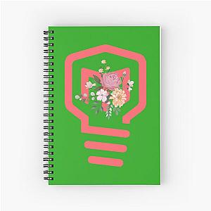 Floral Vibe - Mark Rober Spiral Notebook