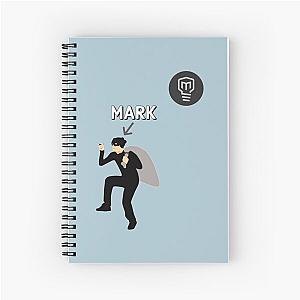 Mark Rober Pun   Spiral Notebook