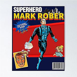 Mark Rober the Superhero and his Glitter Bomb Poster
