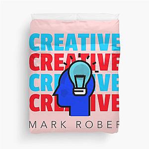 Copy of Be creative like Mark Rober  Duvet Cover