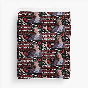 Mark Rober Meme Duvet Cover