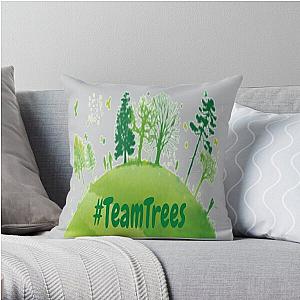 Mark Rober Team Trees Throw Pillow
