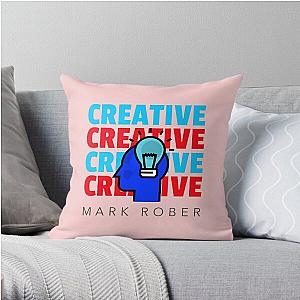 Copy of Be creative like Mark Rober  Throw Pillow