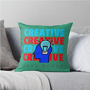 Be creative like Mark Rober Throw Pillow