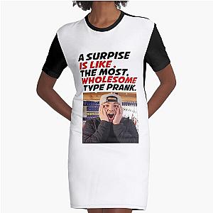 Mark Rober Meme Graphic T-Shirt Dress