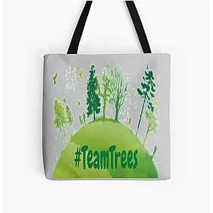 Mark Rober Team Trees All Over Print Tote Bag