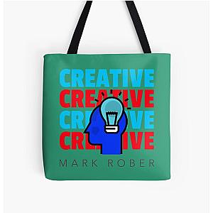 Be creative like Mark Rober All Over Print Tote Bag