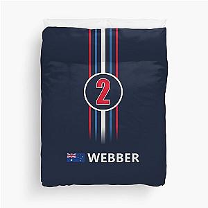 F1 Legends Mark Webber Duvet Cover
