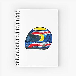 Mark Webber Helmet Spiral Notebook 2009