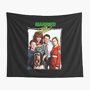 Retro Vintage Married with Children Gift for Everyone Tapestry