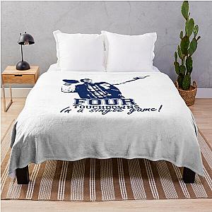 Retro Married Children Al Bundy Touchdowns Cool Gift Throw Blanket