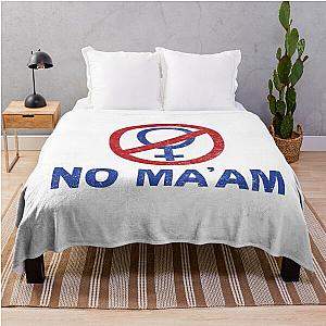 No Ma'am Vintage Married with Children Throw Blanket