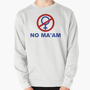 No Ma'am Pop Culture Married with Children Transparent Pullover Sweater