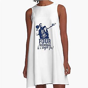 Retro Married Children Al Bundy Touchdowns Gift A-Line Dress