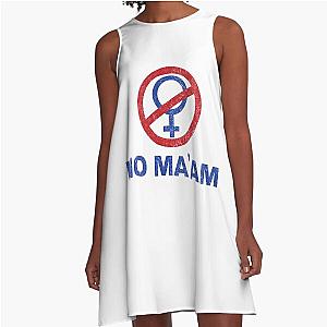 No Ma'am - vintage Married Children logo A-Line Dress