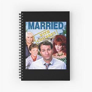 Funny Gift Married With Children Premium Retro Spiral Notebook