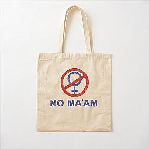 No Ma'am-vintage Married Children logo Cotton Tote Bag