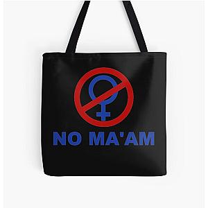 No Ma'am Pop Culture Married with Children Transparent All Over Tote Bag