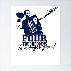Retro Married With Children Al Bundy Touchdown TV Gift Poster