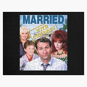 Funny Gift for Married Couples - Retro Wave Jigsaw Puzzle