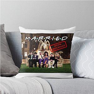 90s Sitcom Friends Married with Children Throw Pillow