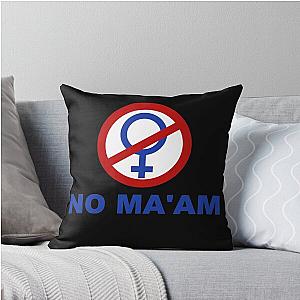 No Ma'am Pop Culture Married with Children White Throw Pillow