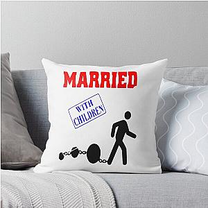 Vintage Married Children Cool Gifts Throw Pillow