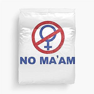 No Ma'am - Vintage Married with Children Logo Duvet Cover