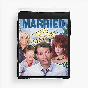 Funny Married With Children Retro Wave Duvet Cover