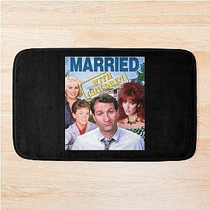 Funny Gift Married with Children Premium Retro Wave Bath Mat