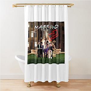 90's Sitcom - Friends Married with Children Shower Curtain