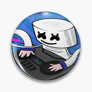 Marshmello  paint art Pin